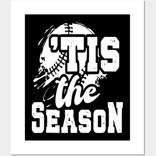 Tis The Season Baseball Lovers Funny Posters and Art